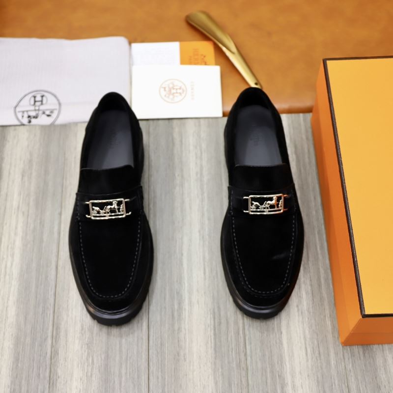 H**mes leather shoes